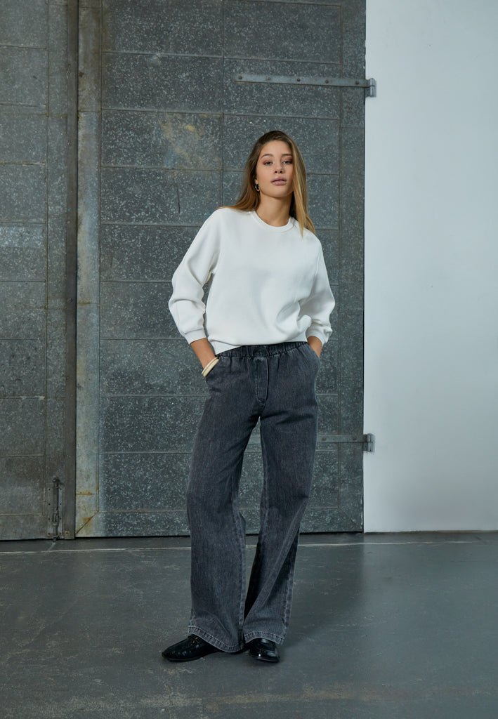 Minus MSBora Mid Waist Pant Pant 111 Black denim