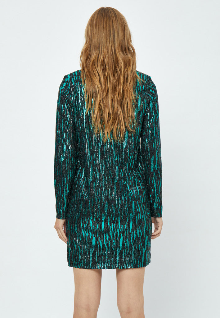 Minus MSCaia Glitter Dress Dress 3036 JADE GREEN