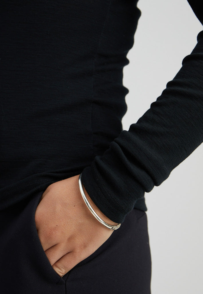 Minus MSCally Wool Top T-Shirt 100 Black