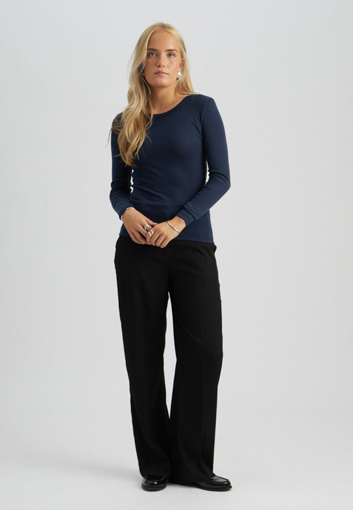 Minus MSCally Wool Top T-Shirt 2994 Sky Captain