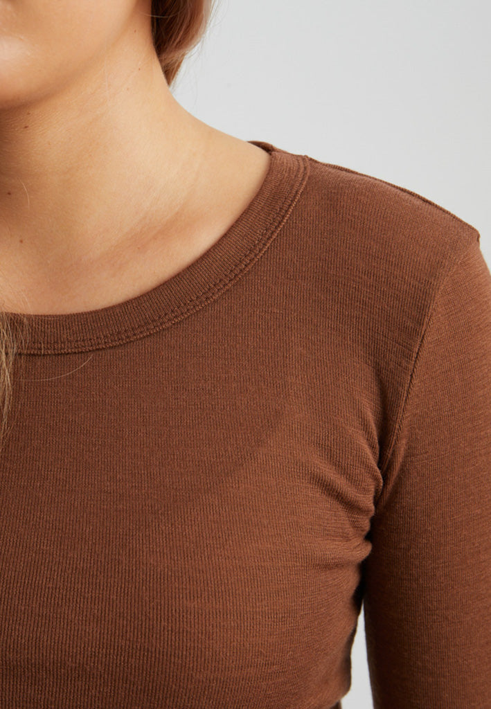 Minus MSCally Wool Top T-Shirt 3681 Tiramisu