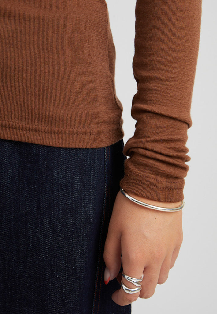 Minus MSCally Wool Top T-Shirt 3681 Tiramisu