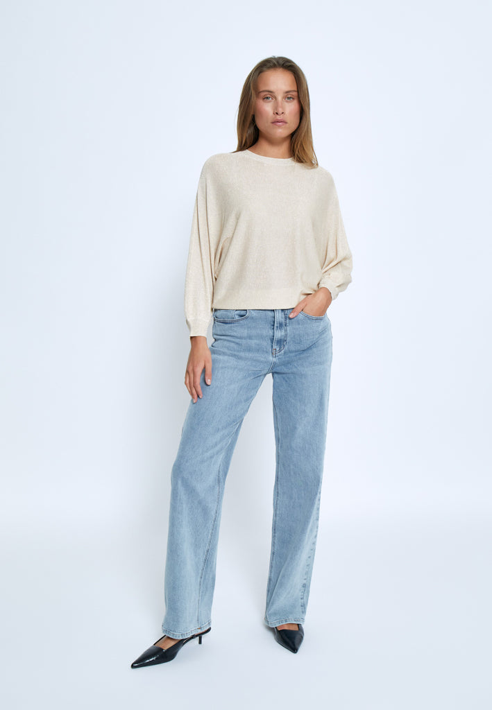 Minus MSCamelina Knit T-shirt Pullover 348MET Medal gold Metallic
