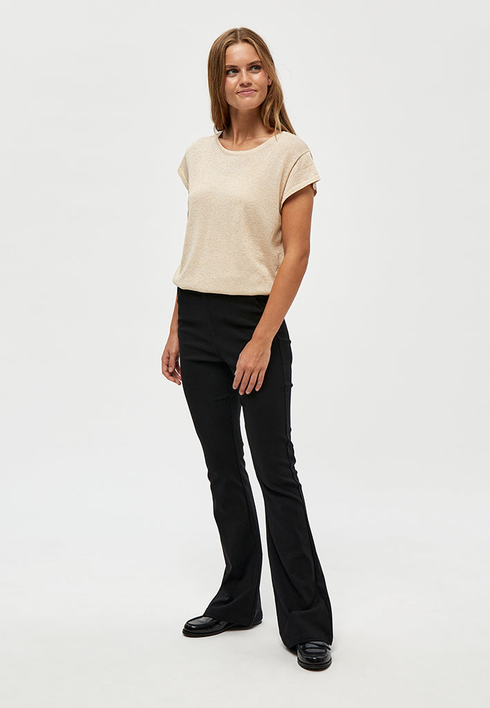 Minus MSCarlina Knit T-Shirt T-Shirt 348L Medal Gold Metallic