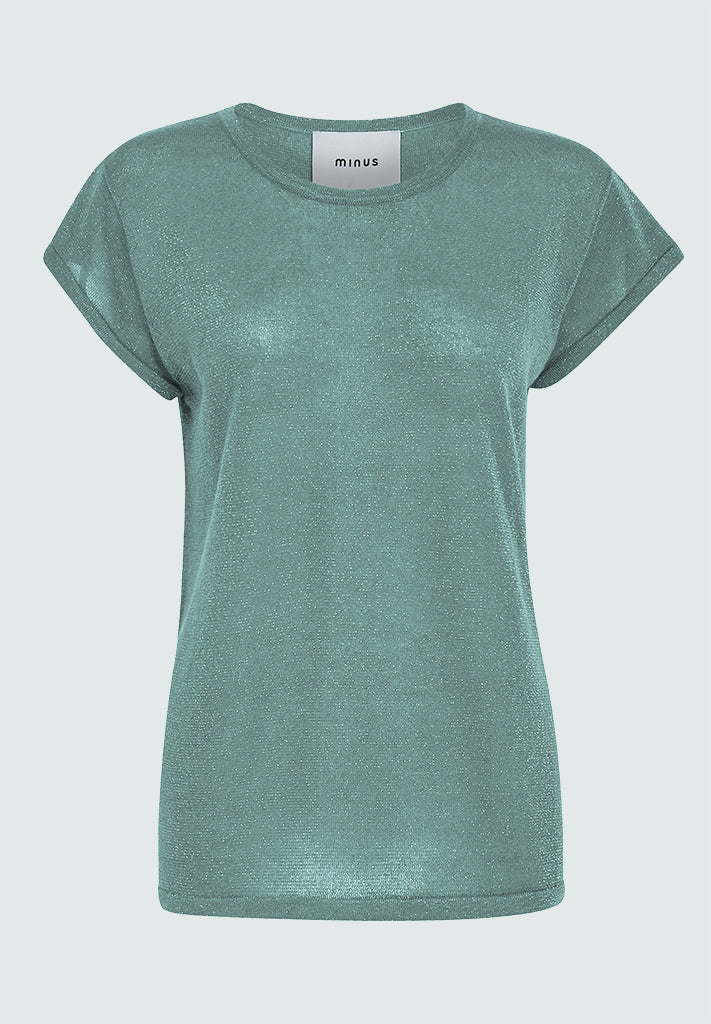 Minus MSCarlina Knit T-Shirt T-Shirt 5811MET Frosty Spruce Met.