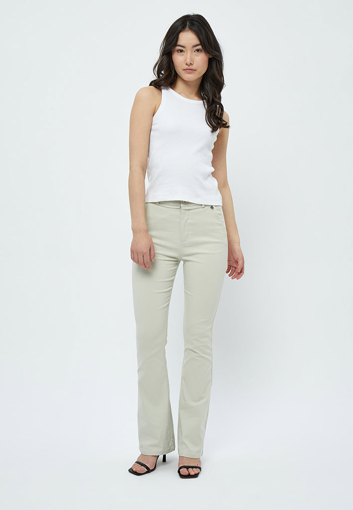 Minus MSCarma MW Flared Pants Pant 0175 Light Birch