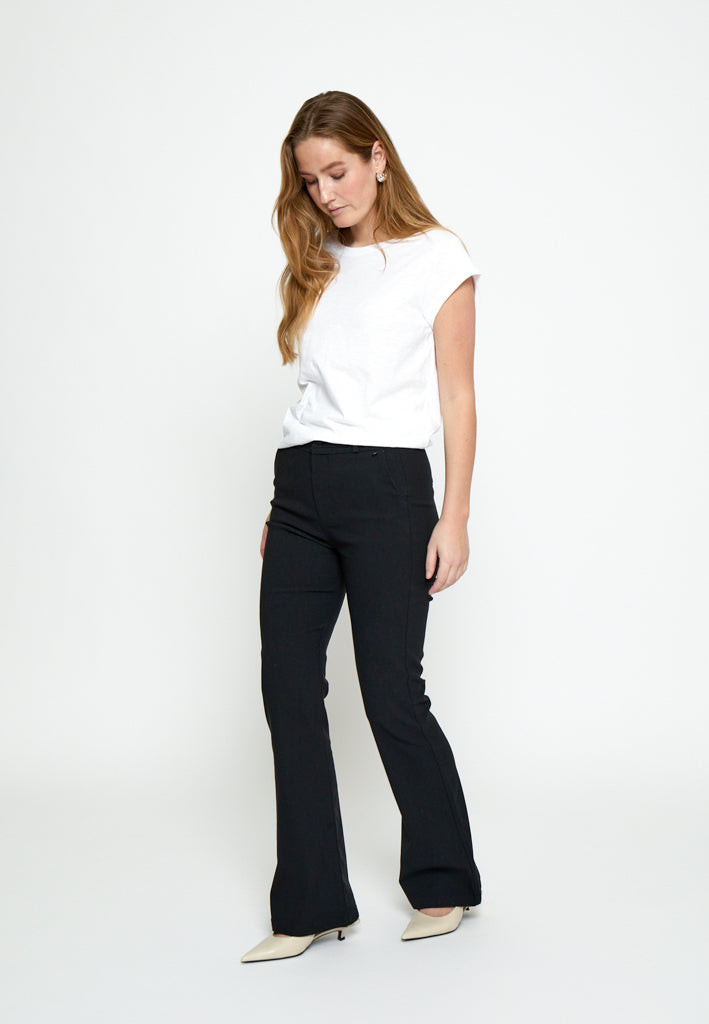 Minus MSCarma MW Flared Pants Pant 100 Black