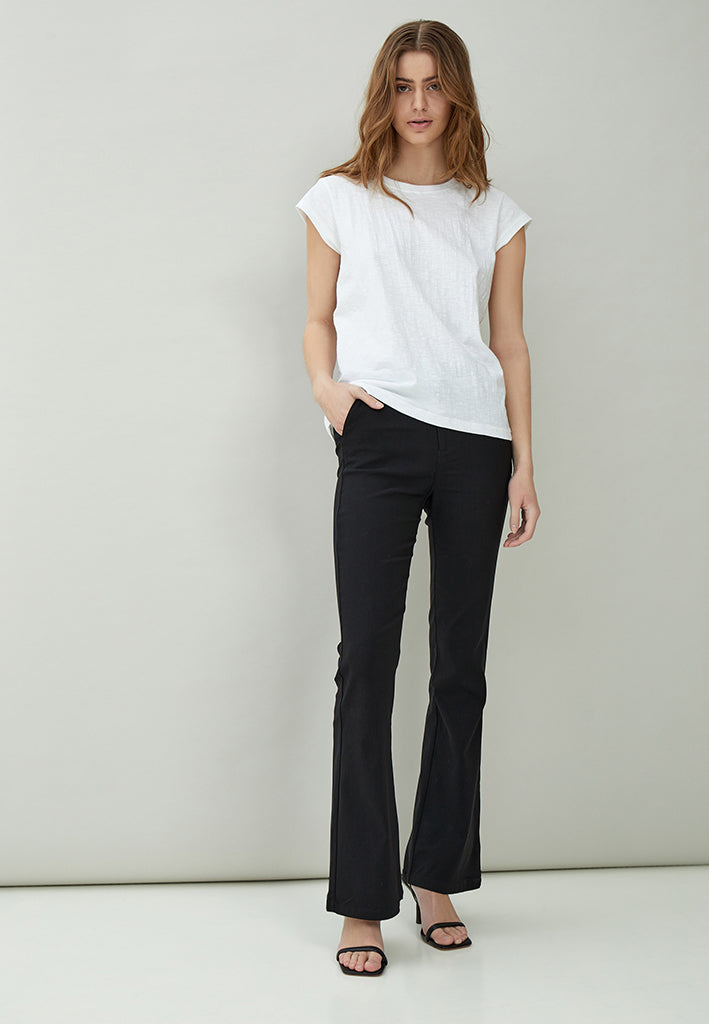 Minus MSCarma MW Flared Pants Pant 100 Black