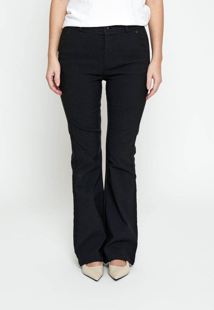 Minus MSCarma MW Flared Pants Pant 100 Black