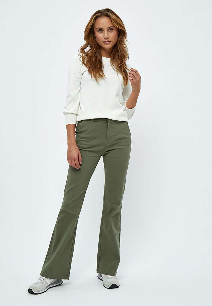 Minus MSCarma MW Flared Pants Pant 478 Green Field