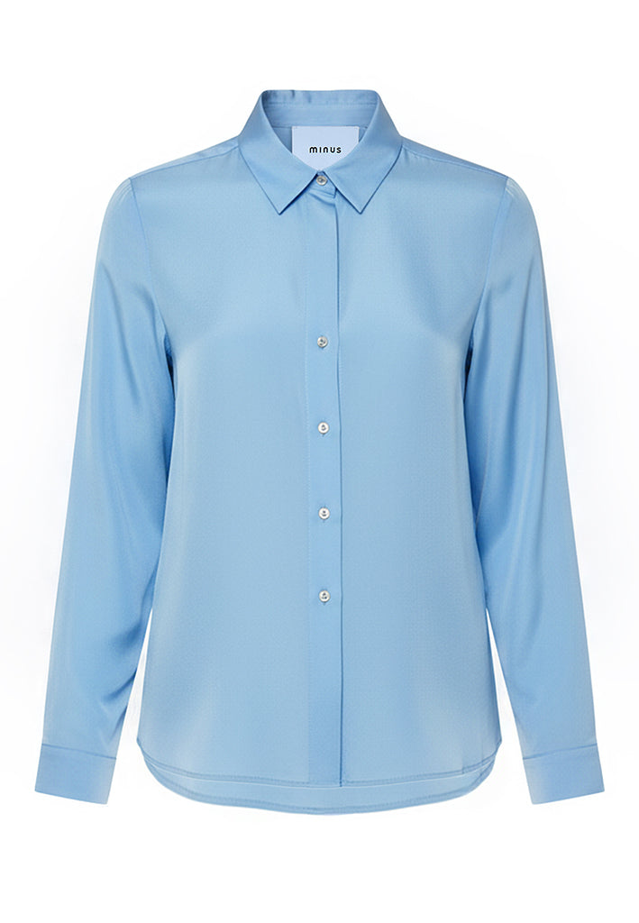 Minus MSCaty Silk Shirt Shirt 2284 Skyway Blue