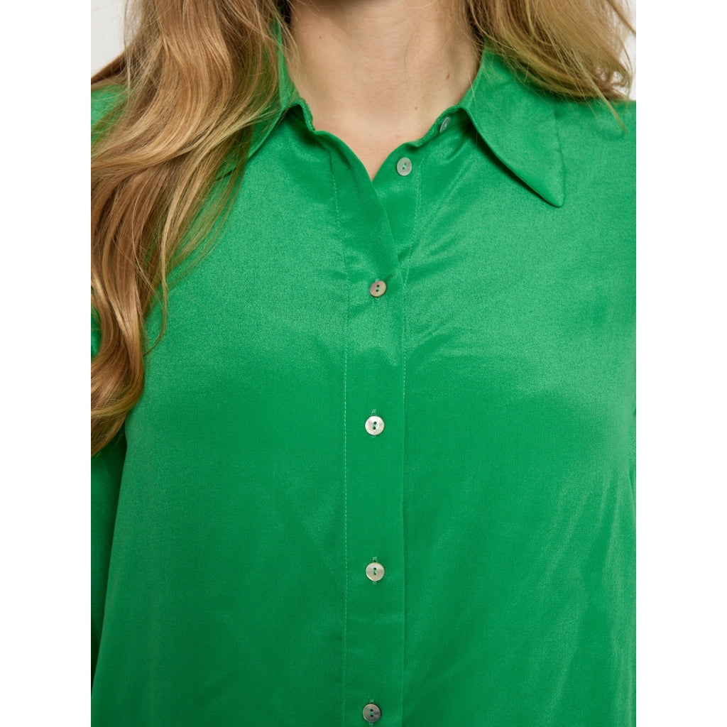Minus MSCaty Silk Shirt Shirt 3032 Greenbriar
