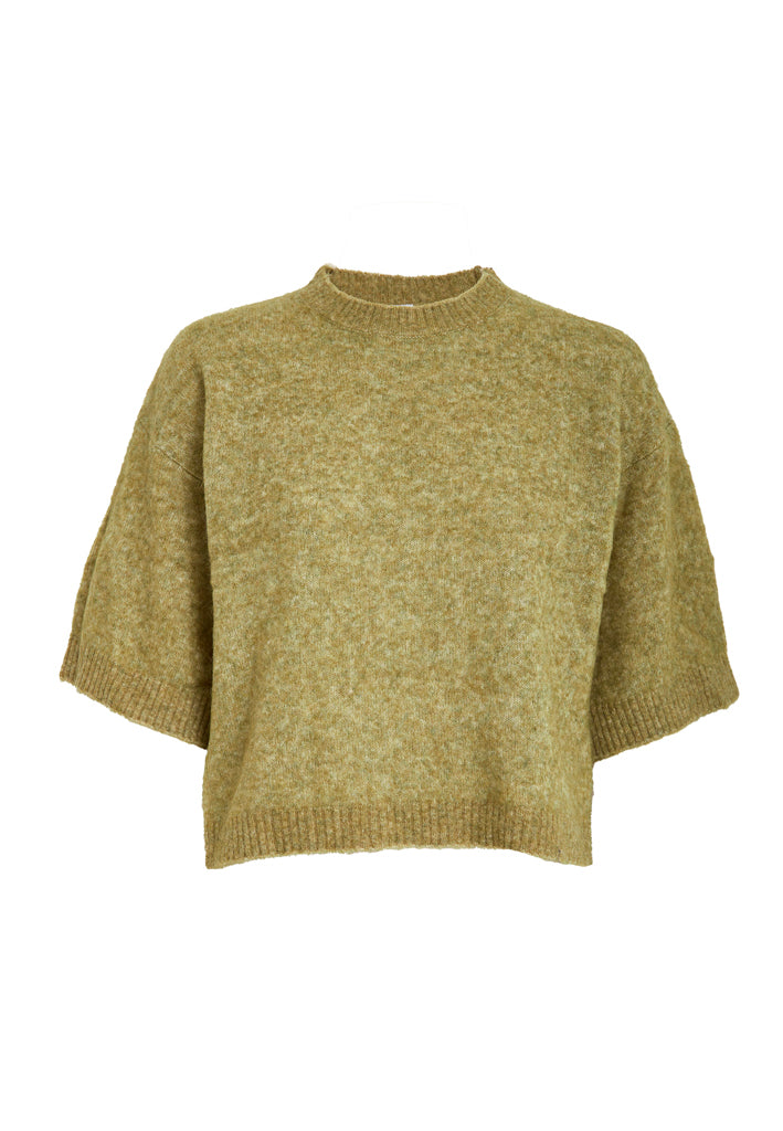 Minus MSCheryl Knit Pullover Pullover 449 Fir Green Melange