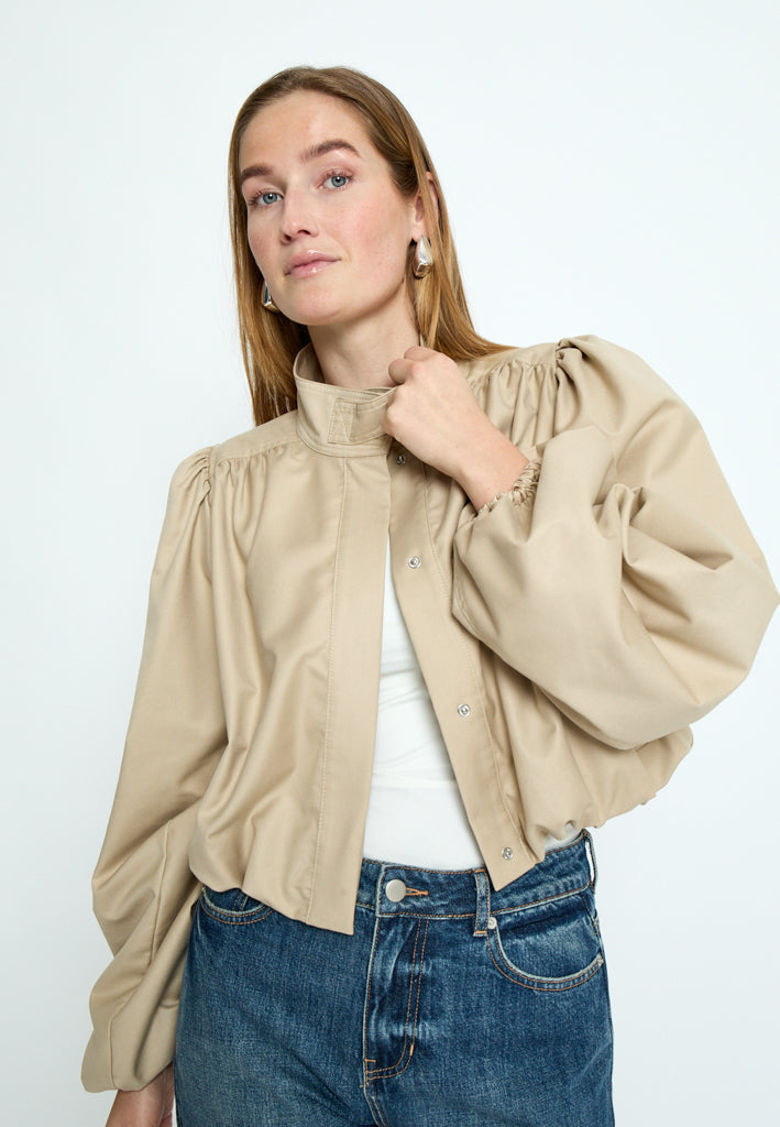 Minus MSCindy Short Jacket Jacket 9015 Sand Gray