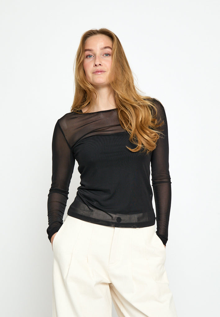 Minus MSDajana Long Sleeve Top Top 100 Black