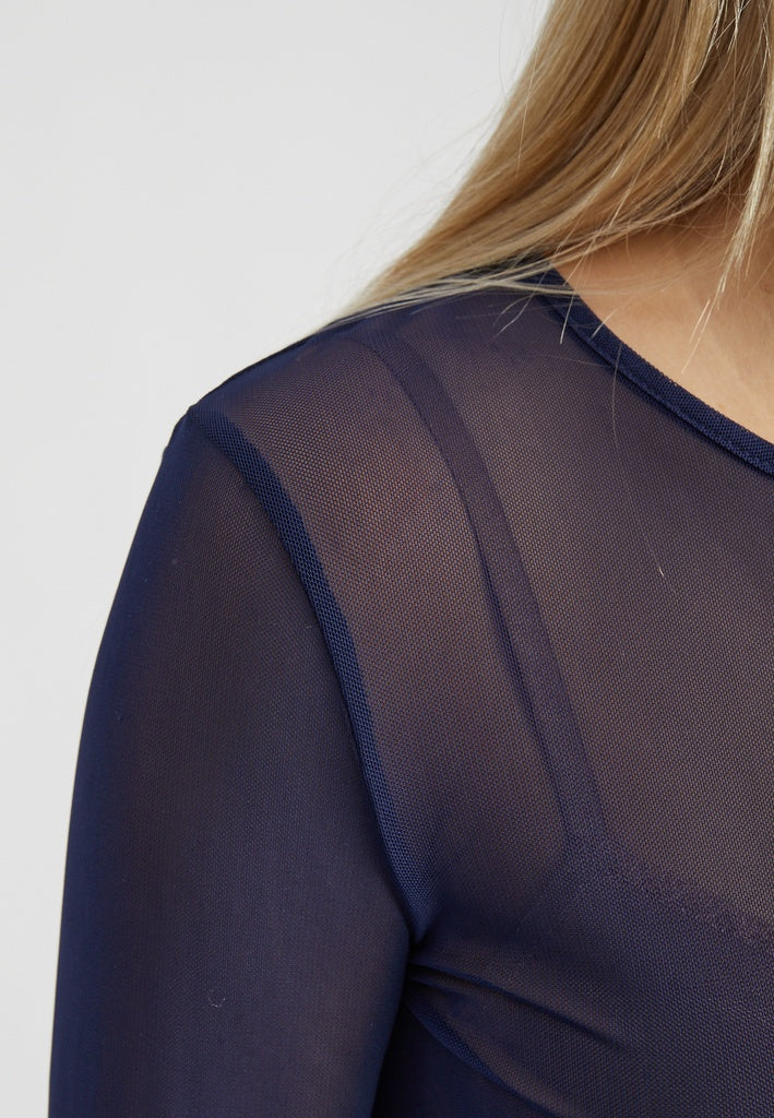 Minus MSDajana Long Sleeve Top Top 2994 Sky Captain