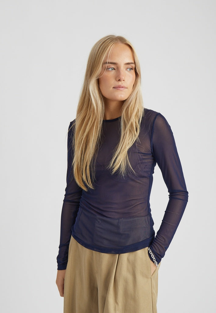 Minus MSDajana Long Sleeve Top Top 2994 Sky Captain