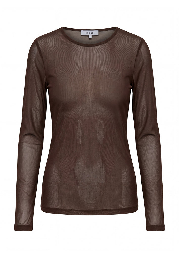 Minus MSDajana Long Sleeve Top Top 3681 Tiramisu