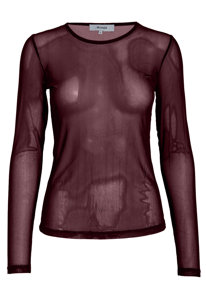 Minus MSDajana Long Sleeve Top Top 702 Winetasting