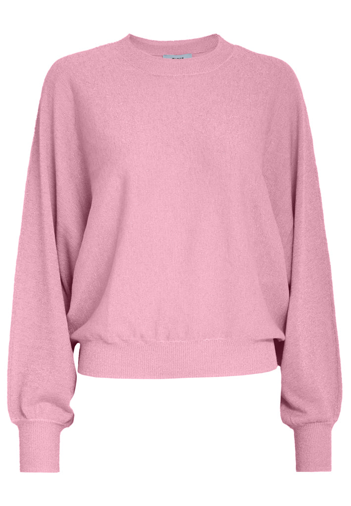 Minus MSDana Metallic Bat Sleeve Pullover Pullover 4019MET Prism Pink Metal.