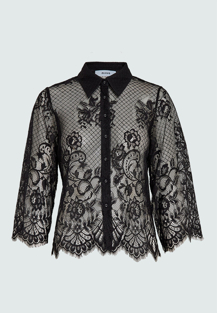 Minus MSDasha Lace Shirt Shirt 100 Black