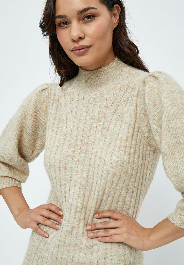 Minus MSDitta Knit Dress Dress 174 Oyster Grey Melange