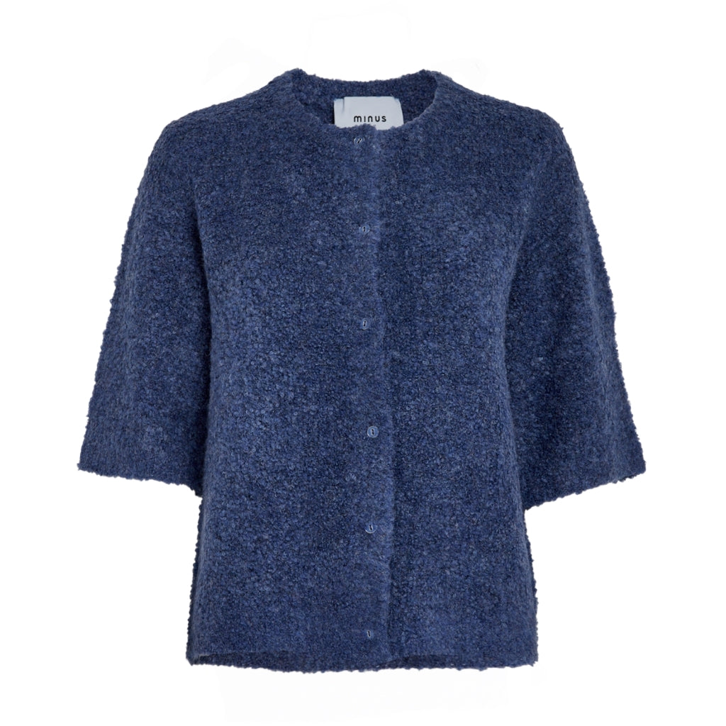 Minus MSEira Knit Cardigan Cardigans 1905M Bright Cobalt Blue Mel.