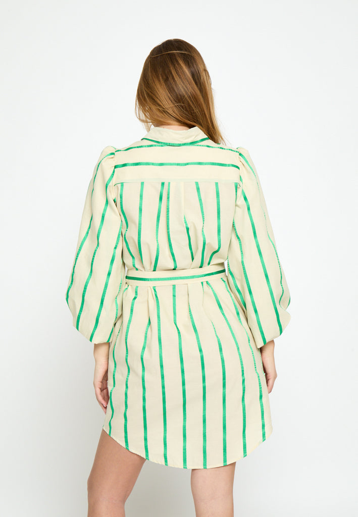 Minus MSEleni Short Dress Dress 3032S Greenbriar Stripe