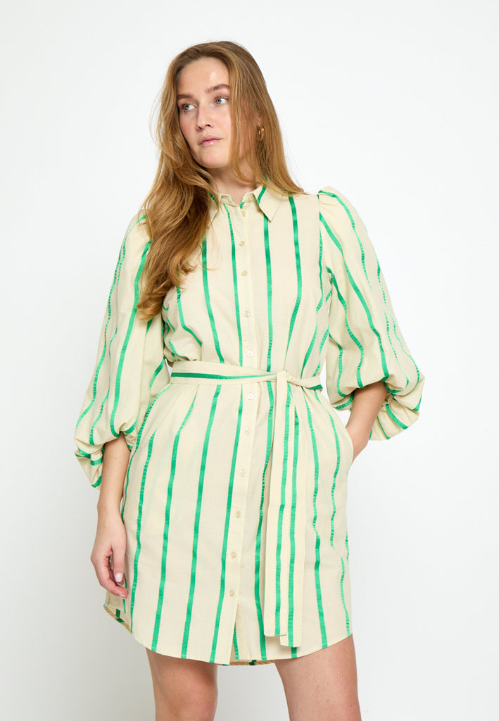 Minus MSEleni Short Dress Dress 3032S Greenbriar Stripe