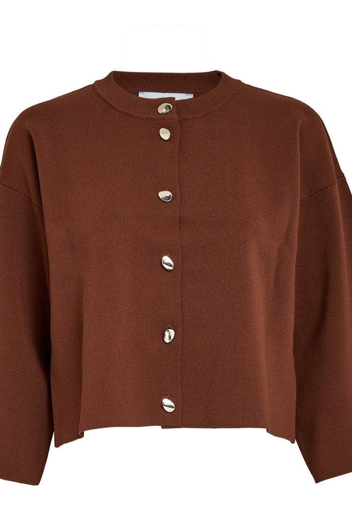 Minus MSElenora Knit Cardigan Cardigans 3681 Tiramisu