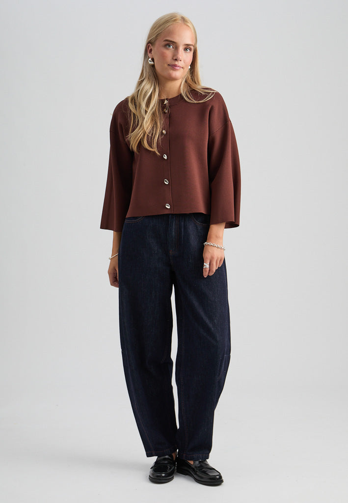 Minus MSElenora Knit Cardigan Cardigans 3681 Tiramisu