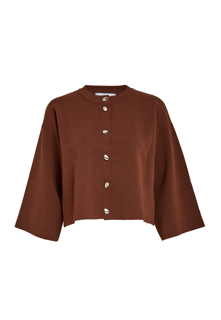 Minus MSElenora Knit Cardigan Cardigans 3681 Tiramisu