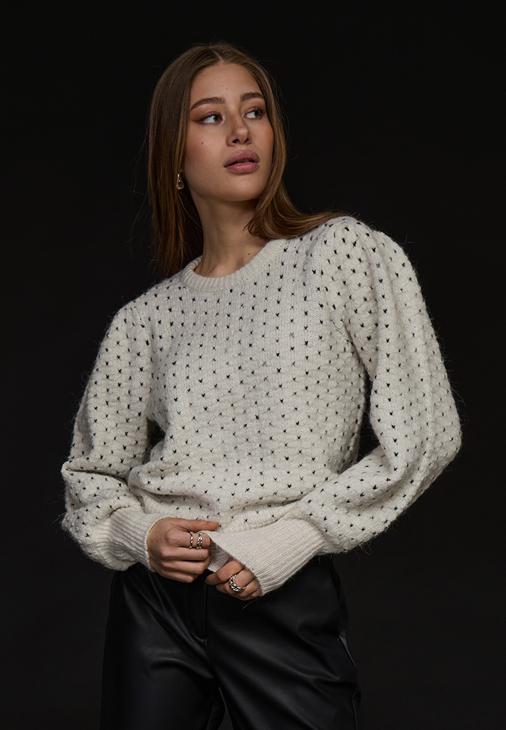 Minus MSElja Knit Pullover Pullover 0175 Light Birch
