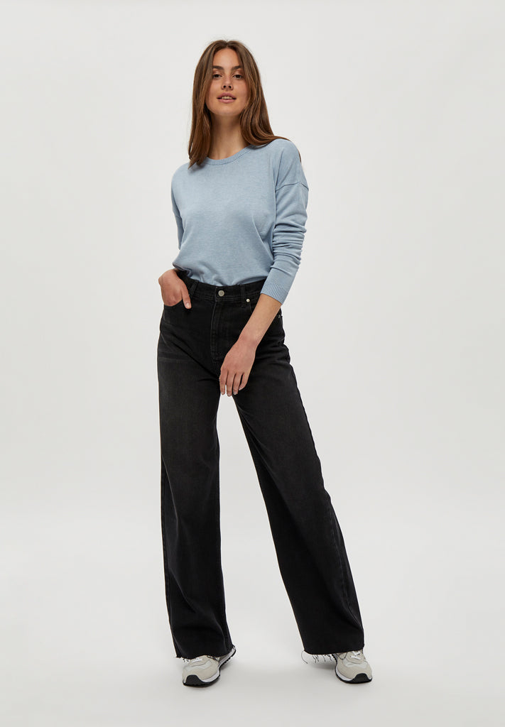 Minus MSElne Knit Pullover Pullover 500M Dusty Blue Melange