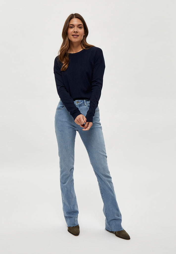 Minus MSElne Knit Pullover Pullover 542 Black Iris Solid