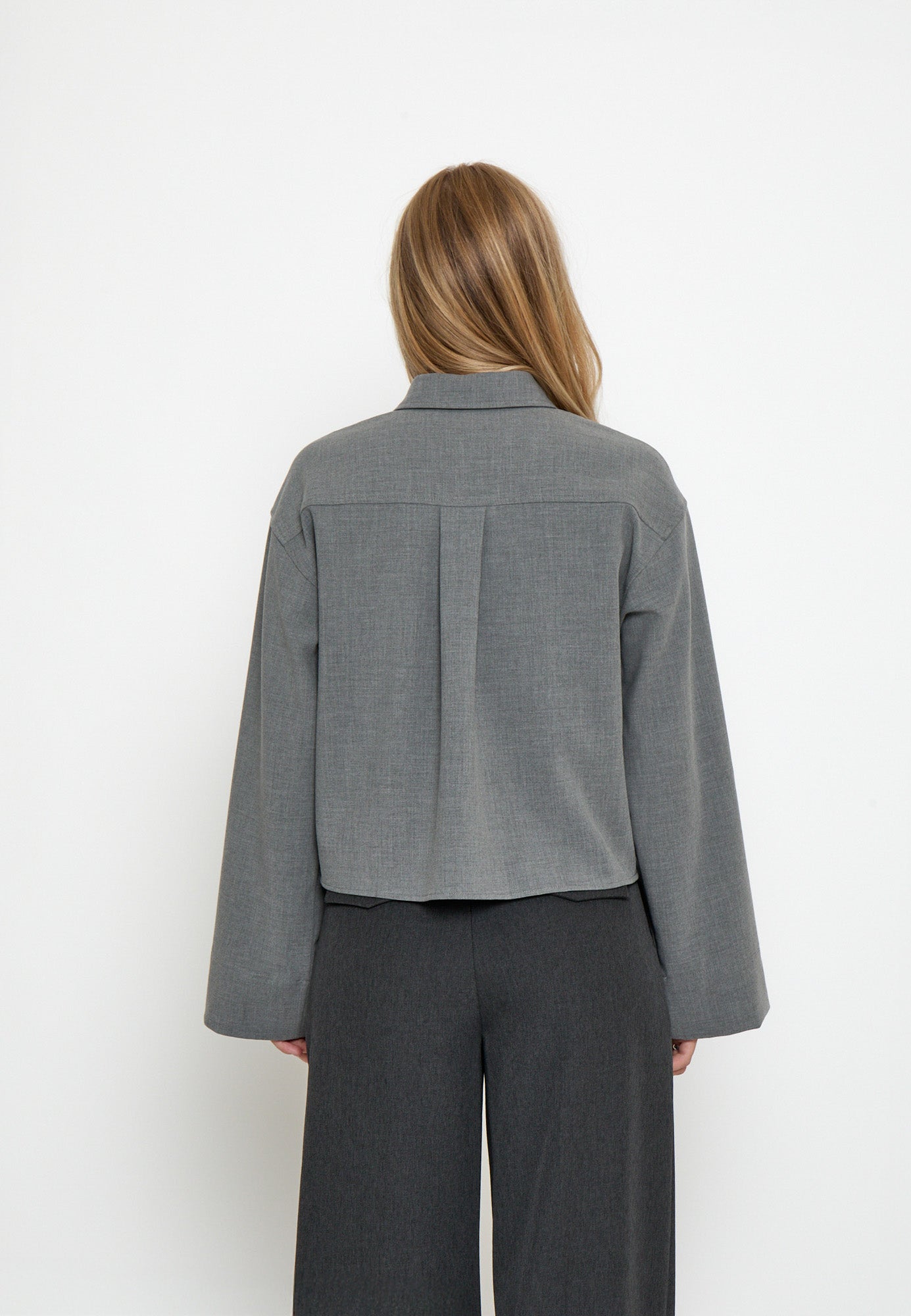 Minus MSEmilie Shirt Shirt 112M Light Grey Melange