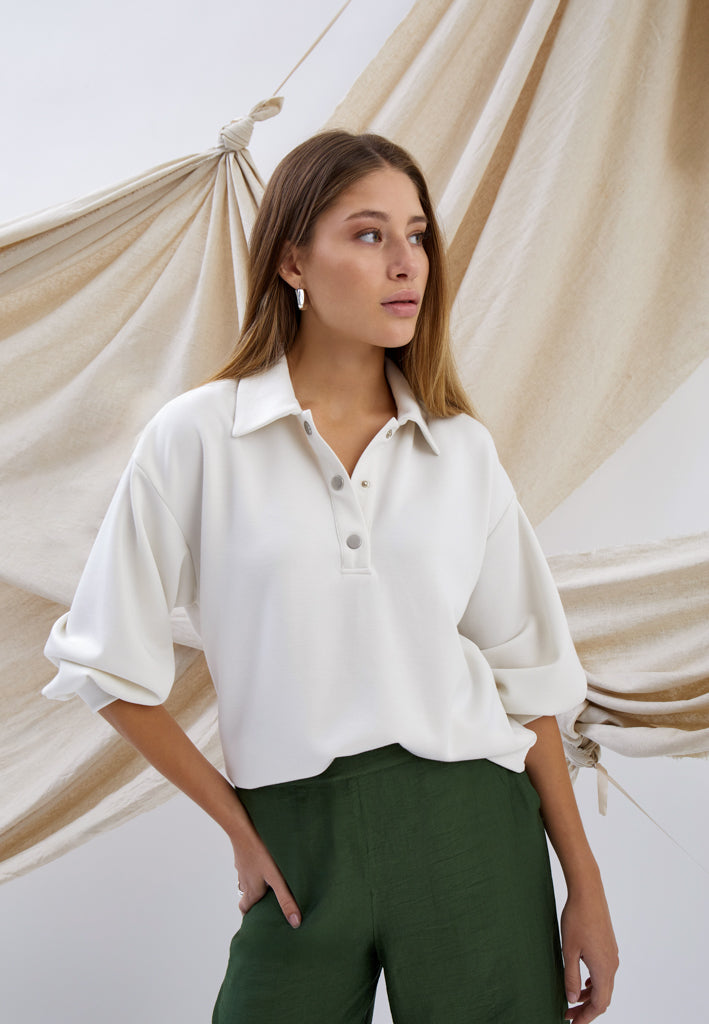 Minus MSEsina Sweat Sweatshirt 220 Broken White