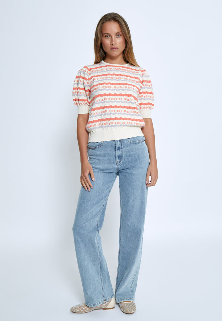 Minus MSEvira Knit T-Shirt Pullover 641 Dubarry