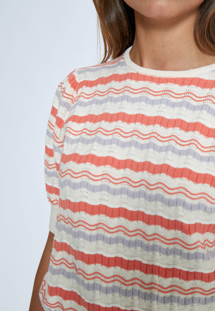 Minus MSEvira Knit T-Shirt Pullover 641 Dubarry