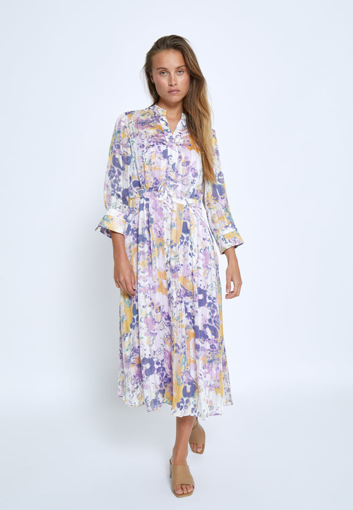 Minus MSFiline Midi Dress Dress 4239P Soft Lilac Print