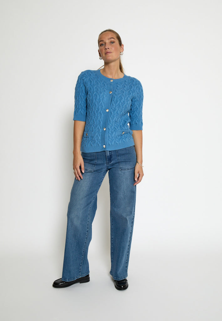 Minus MSFilucca Knit Cardigan Cardigans 1988 Parisian Blue