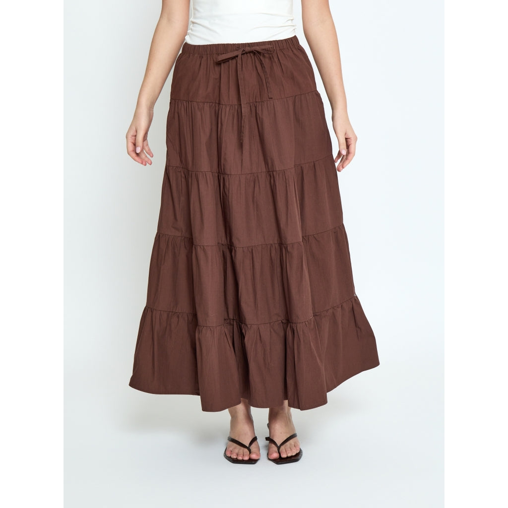 Minus MSFreya Maxi Skirt Skirt 5065 Chestnut