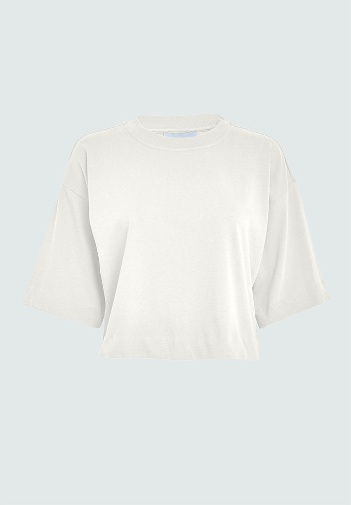 Minus MSGamma Cropped GOTS T-shirt T-Shirt 235 Cloud Dancer