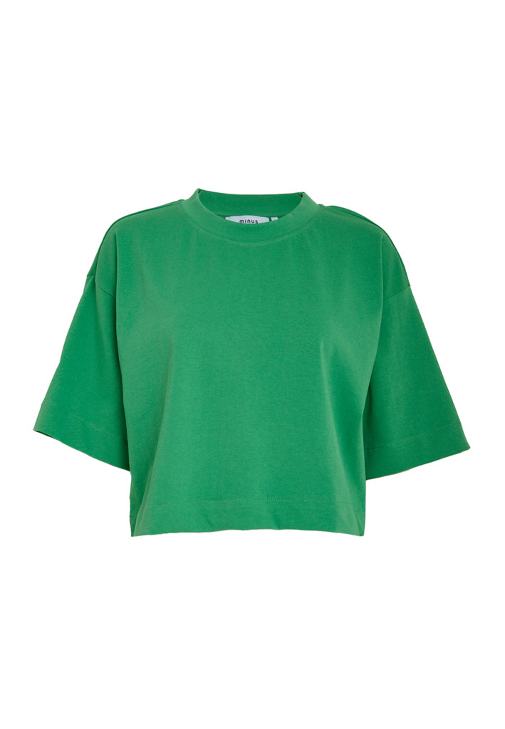 Minus MSGamma Cropped GOTS T-shirt T-Shirt 3032 Greenbriar