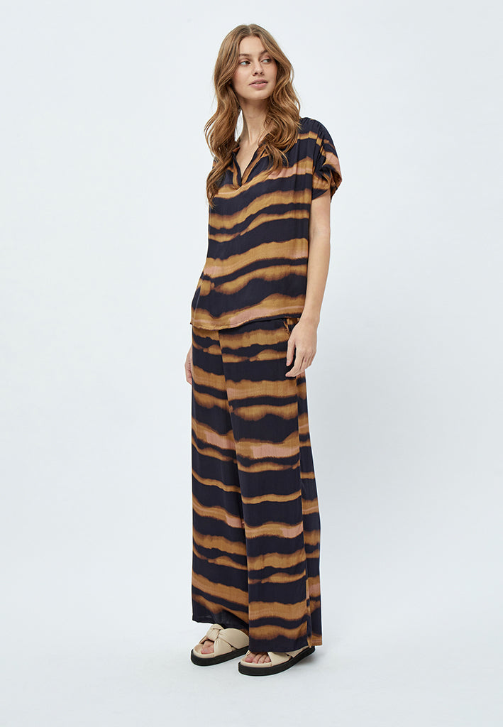 Minus MSGavia Pants Pant 5440P Sun Baked Brown Print
