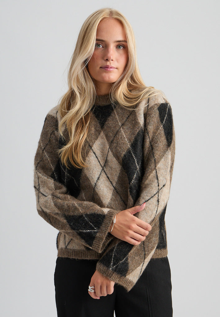 Minus MSInara RWS Knit Pullover Pullover 9015 Sand Gray