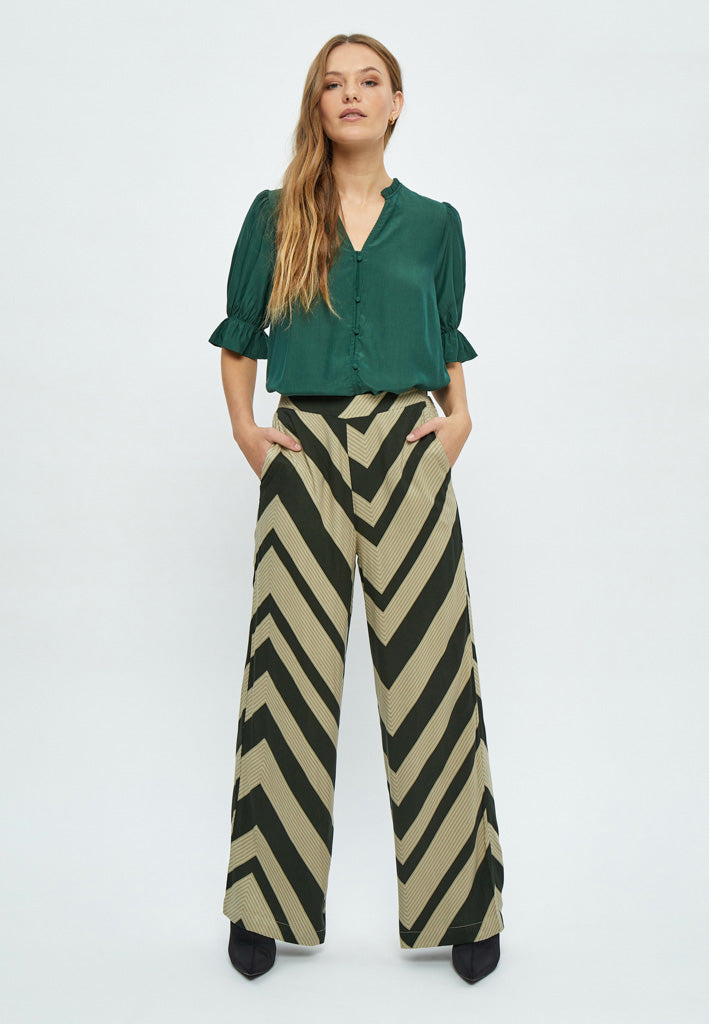 Minus MSJalia Pants Pant 4112P Jungle Green Print