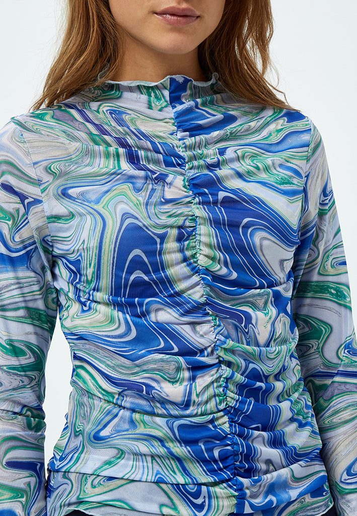 Minus MSJamia Long Sleeve T-Shirt T-Shirt 3031P Lime Green Swirl PR