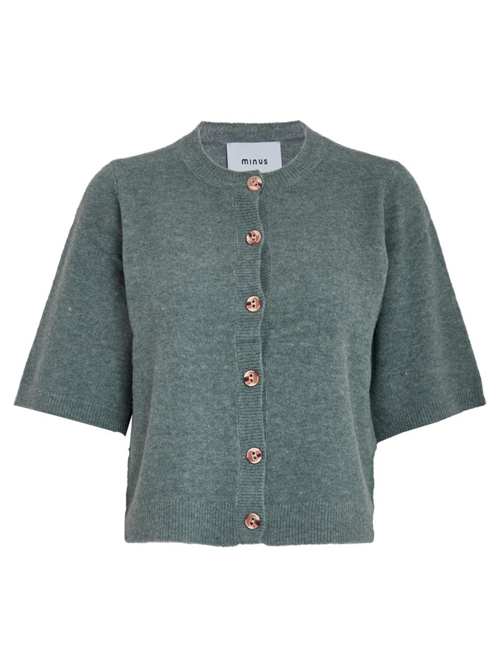 Minus MSJanna Knit Cardigan Cardigans 480M North Atlantic Mel.