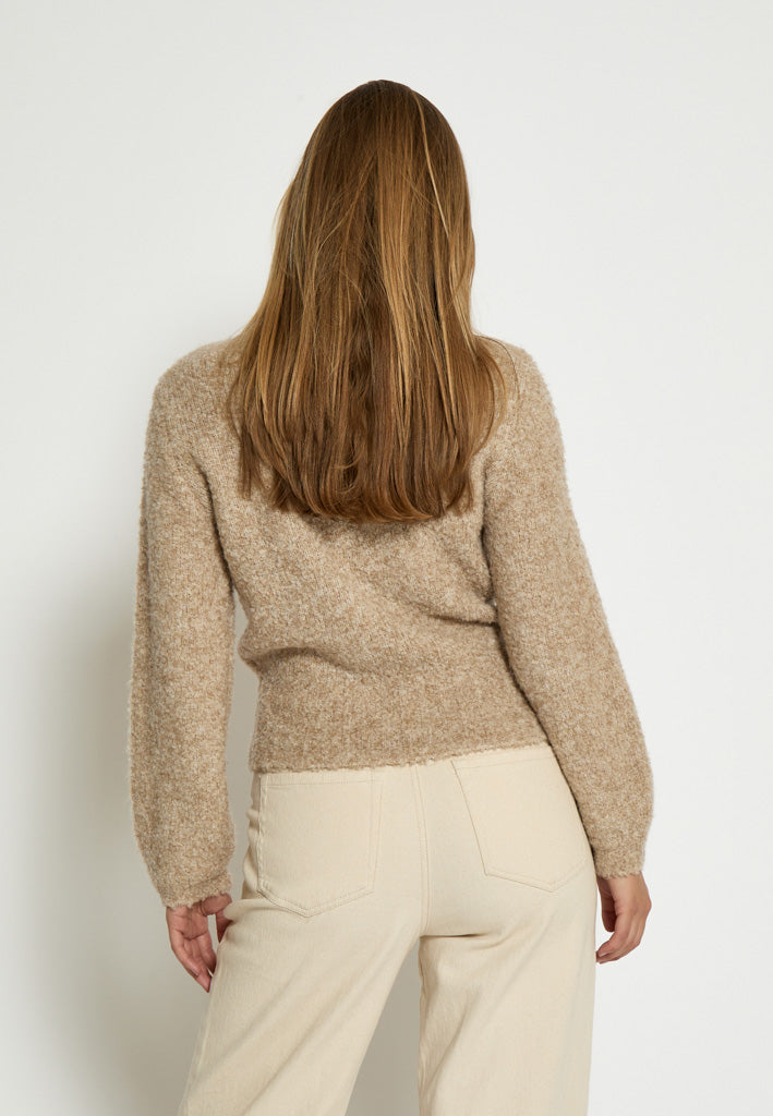 Minus MSJennie GRS Knit Cardigan Cardigans 0312M Tan Melange